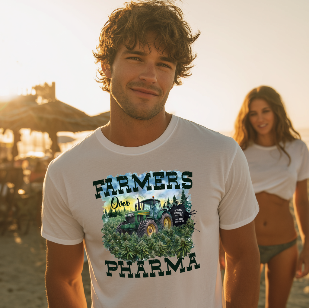 Farmers Over Pharma - Green Tractor