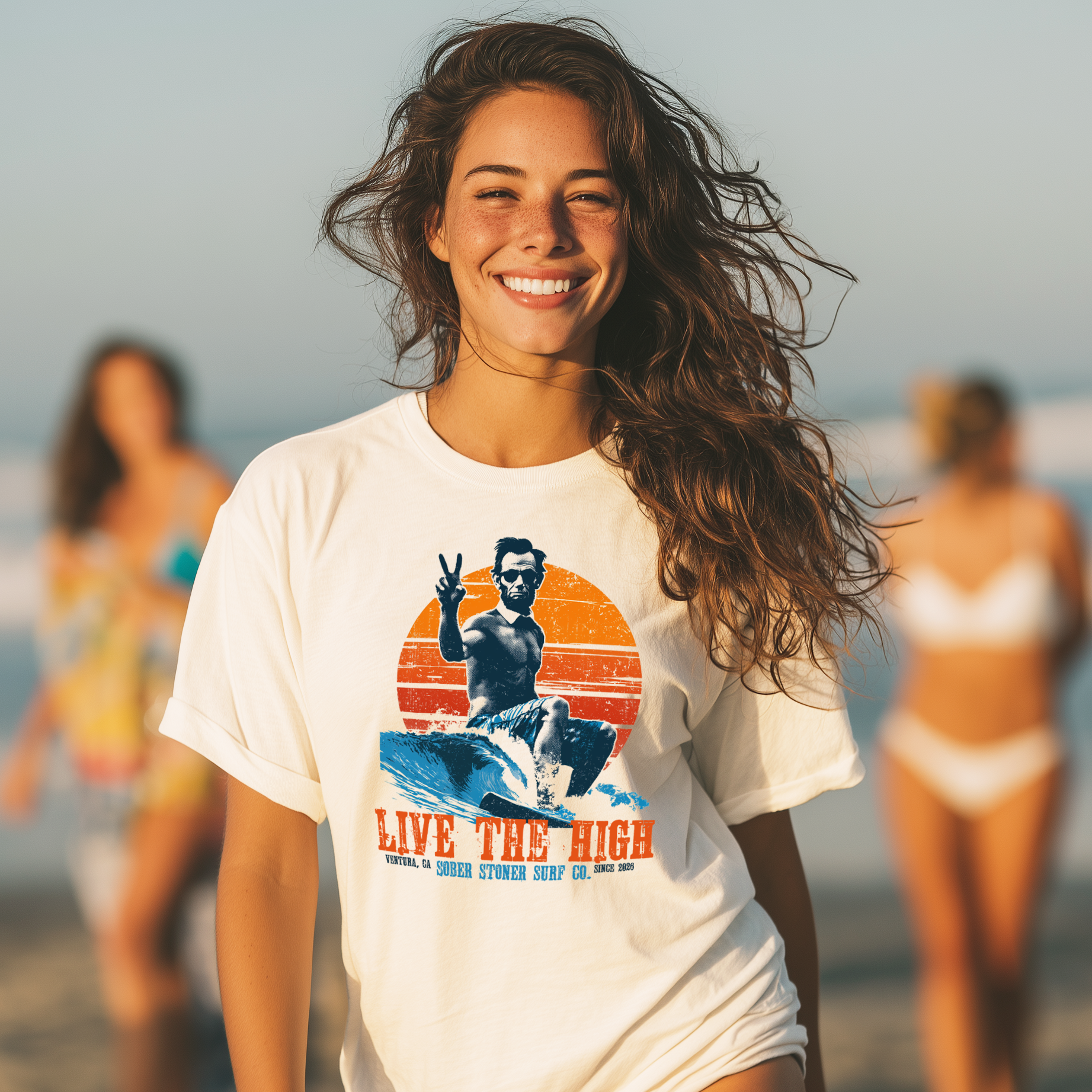 Live The High - Screenprint Abe