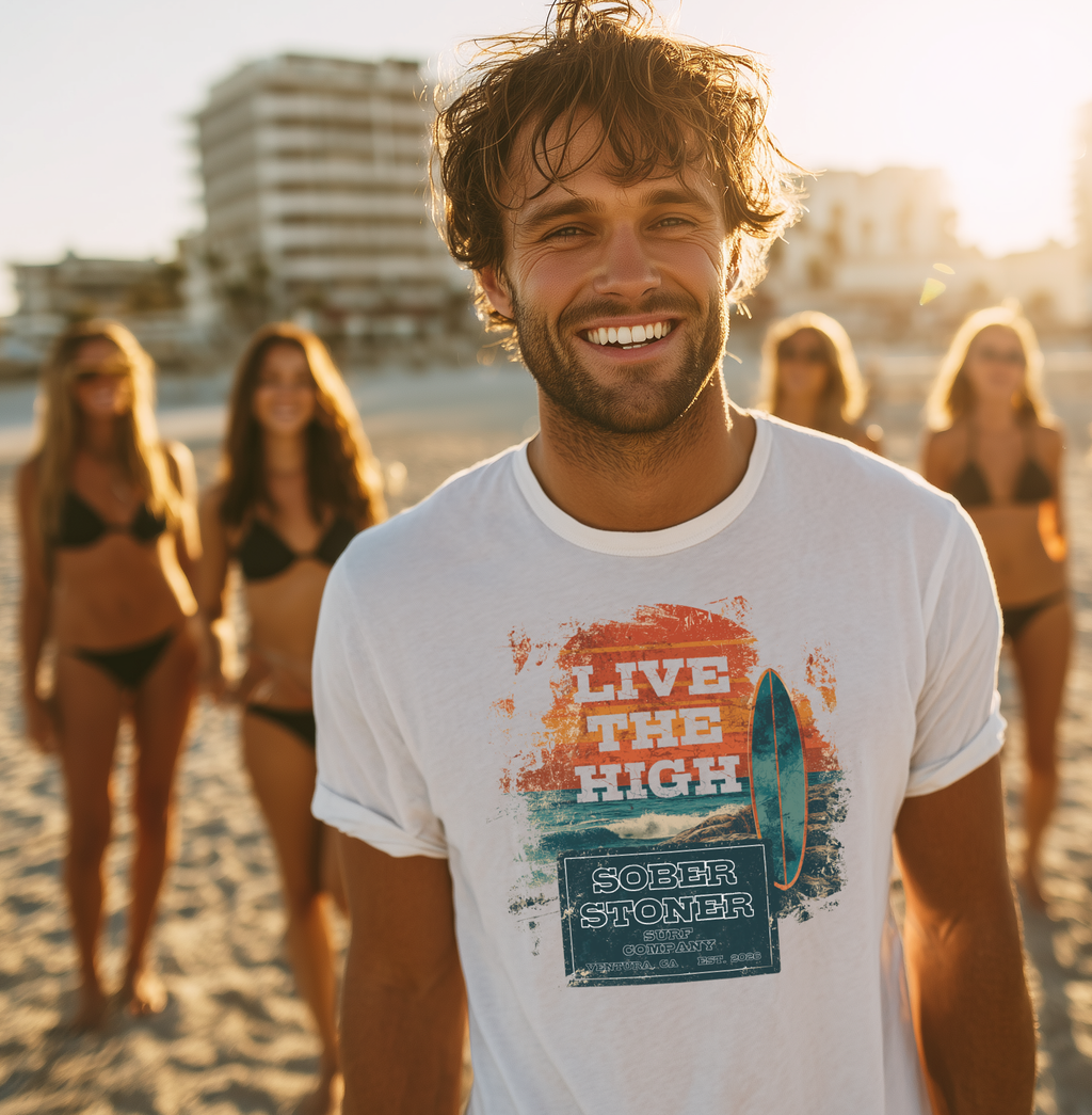 Live the High - Vertical Surfboard