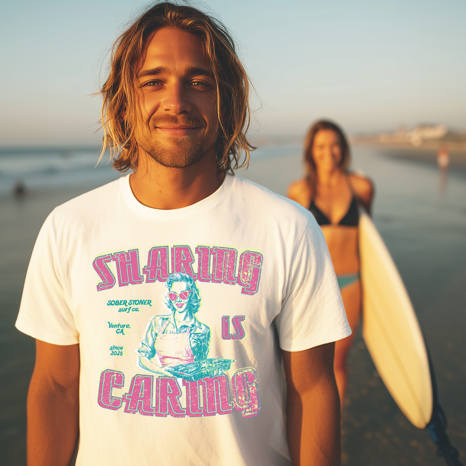 Sharing is Caring - Neon Stepford