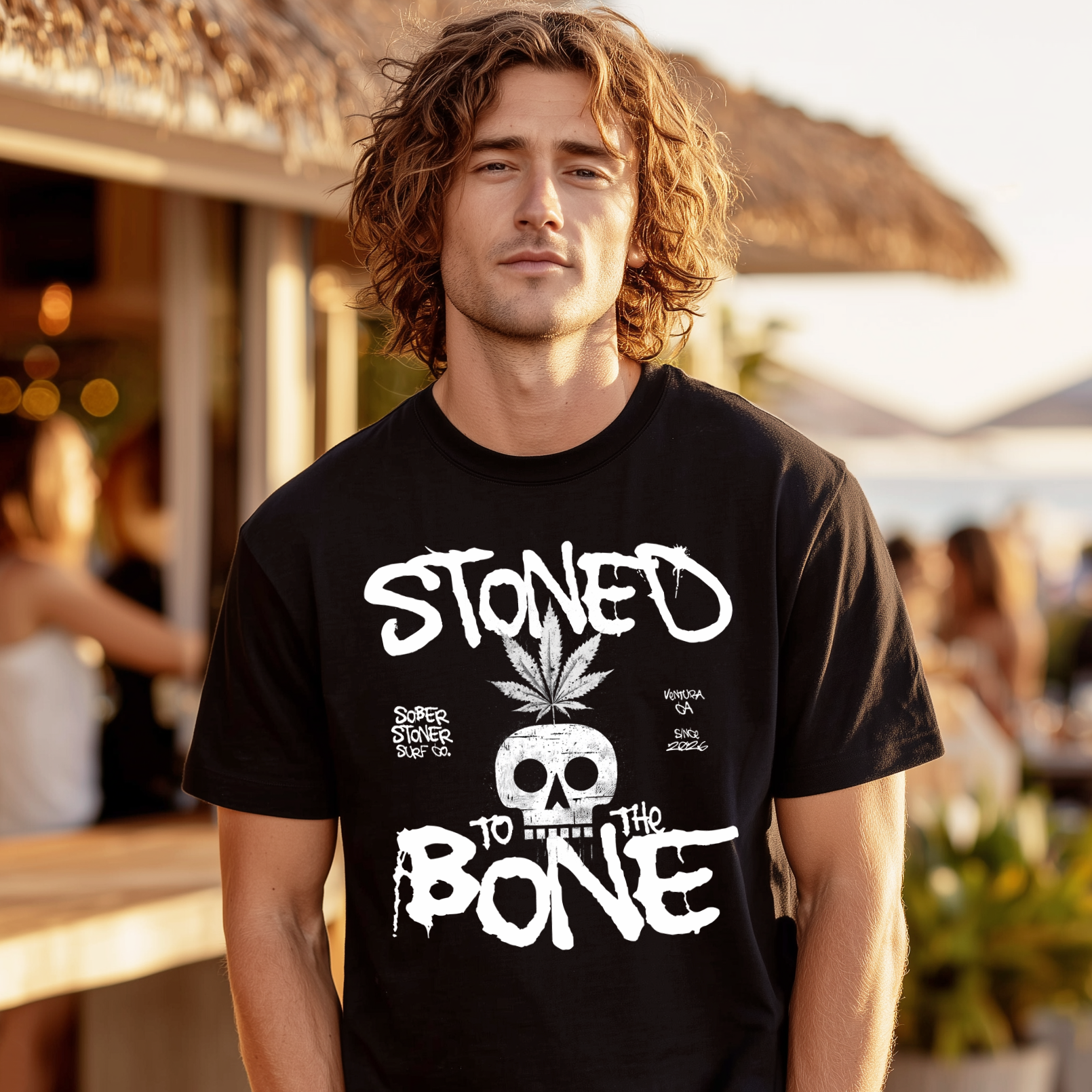 Stoned to the Bone - Skull Pot